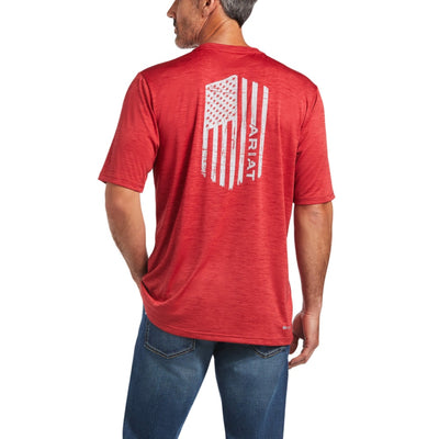 Ariat Mens Charger Vertical Flag T-Shirt