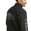 Ariat Mens Logo 2.0 Patriot Softshell Black Jacket