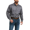 Ariat Mens Team Logo Twill Classic Fit Shirt Quiet Shade