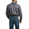 Ariat Mens Team Logo Twill Classic Fit Shirt Quiet Shade