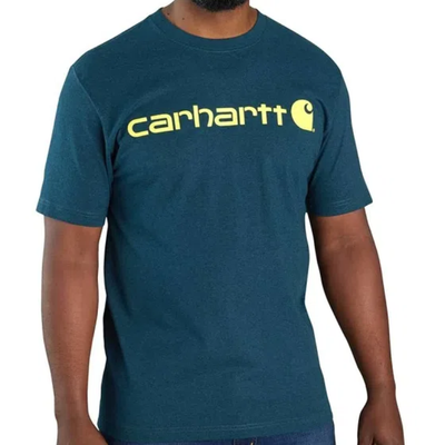Carhartt Mens Loose Fit Logo Graphic T-Shirt
