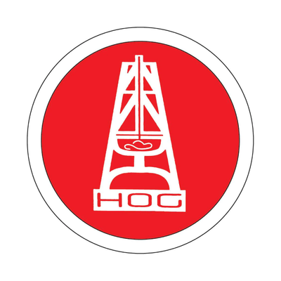 Hooey "Hog" Red/White Sticker