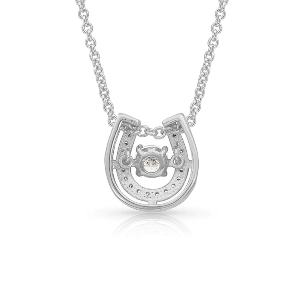 Montana Silversmiths Womens "Dancing With Luck" Horseshoe Necklace