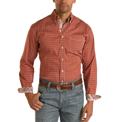 Panhandle Mens Fancy Button Shirt