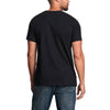 Red Dirt Mens Logo Graphic T-Shirt Black