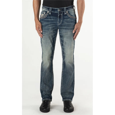 Rock Revival Mens Coby Straight Jeans