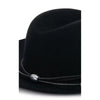 Stetson Military Branch Acorn Black & Silver Hatband