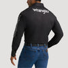 Wrangler Mens Logo Western Snap Shirt
