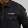 Wrangler Mens Logo Western Snap Shirt