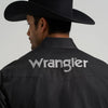 Wrangler Mens Logo Western Snap Shirt
