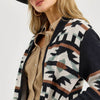 Wrangler Womens Southwestern Full Zip Cardigan Sweater