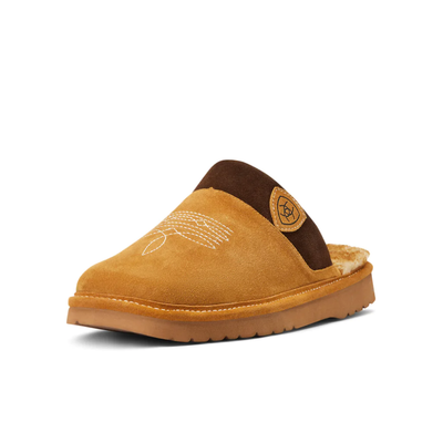 Ariat Mens Silversmith Chestnut Square Toe Slippers