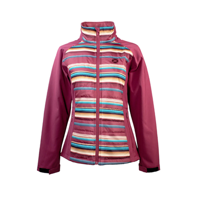 Hooey Womens Striped Softshell Jacket