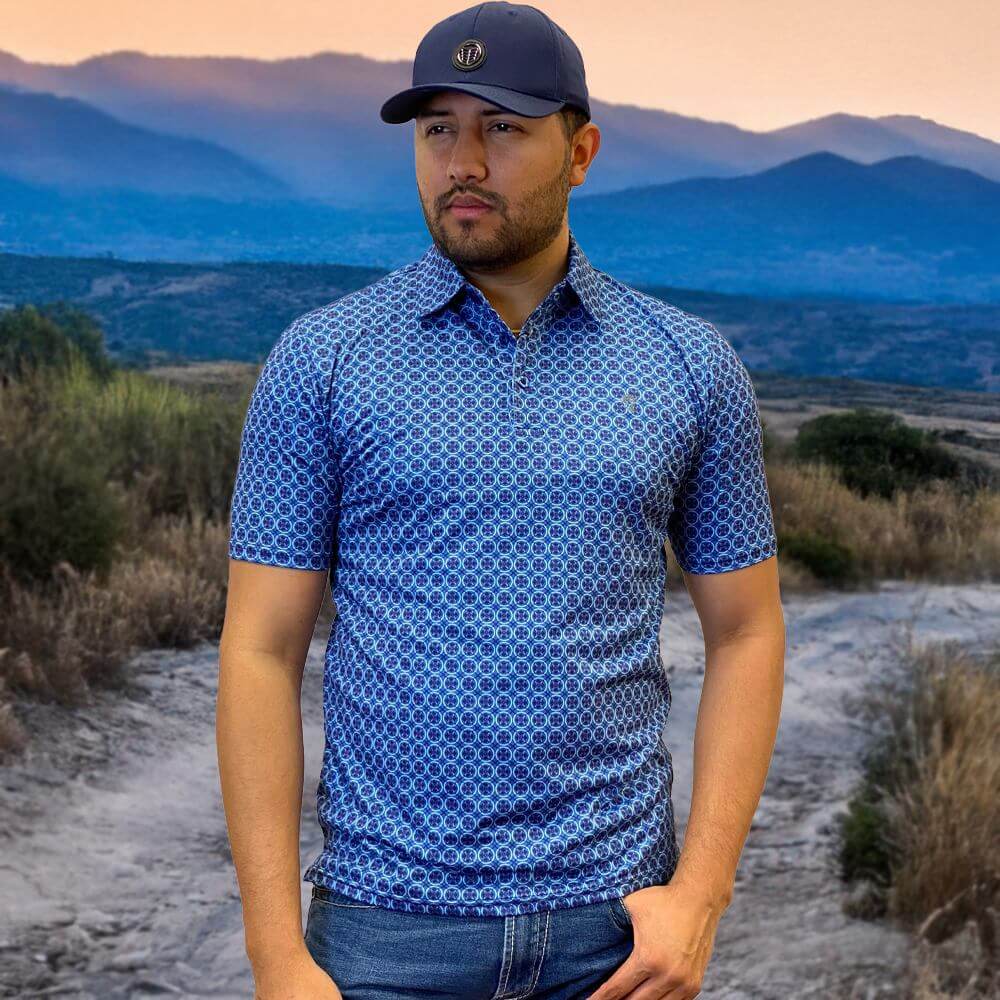 mens western polos for events