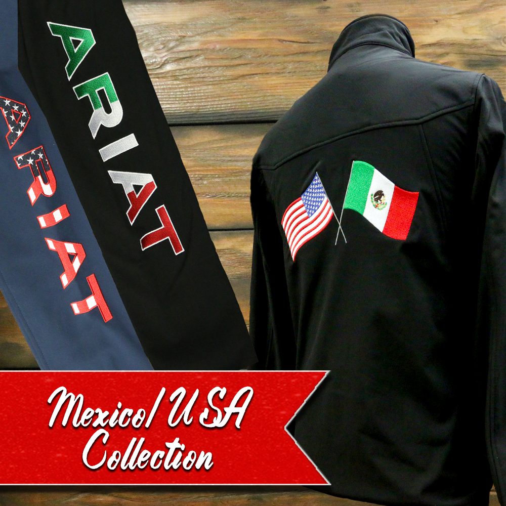 Starr Western Wear Fox Mens Mexico Flag T-Shirt - 33099-001