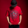 American Fighter Mens Alderson T-Shirt Equestrian Red - FM16419