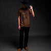 American Fighter Mens Belgrade T-Shirt Bistre/Black - FM15979