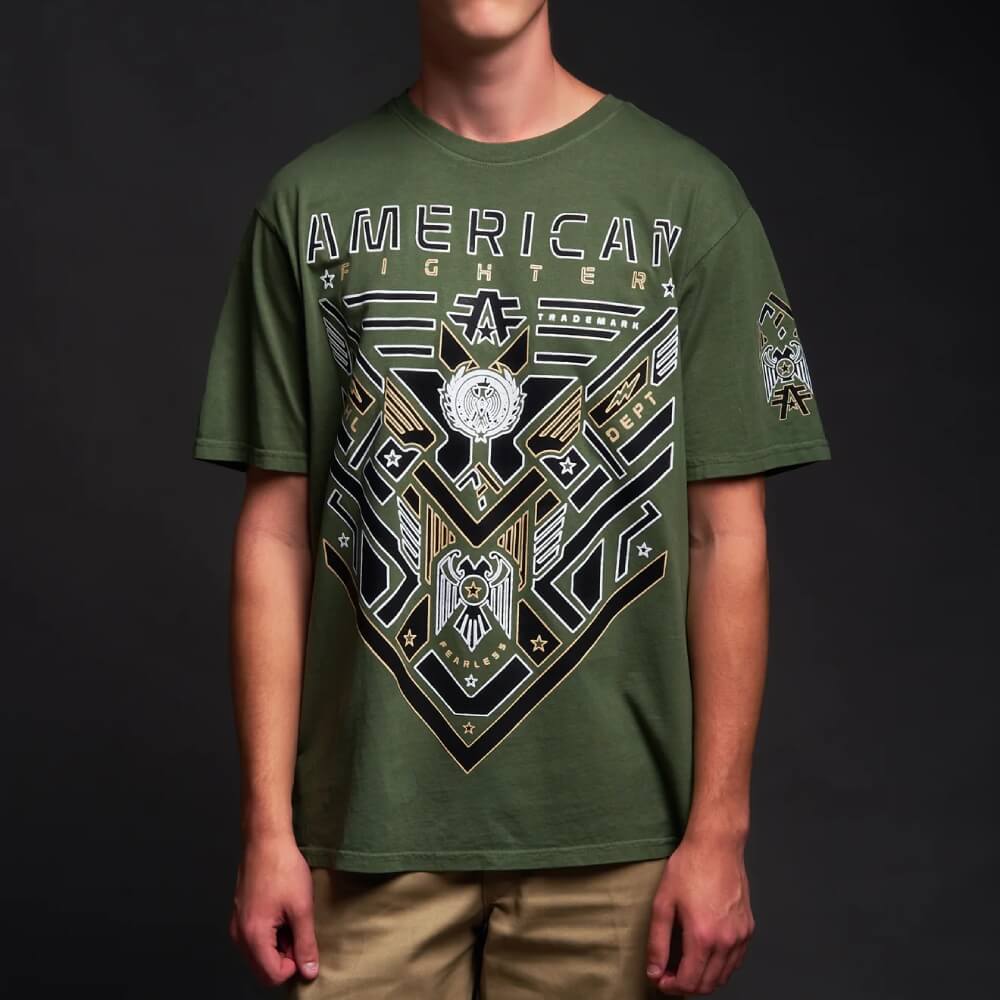 American Fighter Mens Buckingham T-Shirt Peatmoss - FM16426