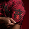 American Fighter Mens Coalwood T-Shirt Jester Red/Black - FM15325