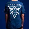 American Fighter Mens Deer River T-Shirt Dark Denim - FM16244