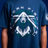 American Fighter Mens Deer River T-Shirt Dark Denim - FM16244