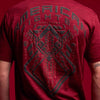 American Fighter Mens Fair Hill T-Shirt Burgundy - FM16708
