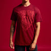 American Fighter Mens Fallbrook T-Shirt Burgundy - FM16563