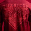 American Fighter Mens Fallbrook T-Shirt Burgundy - FM16563