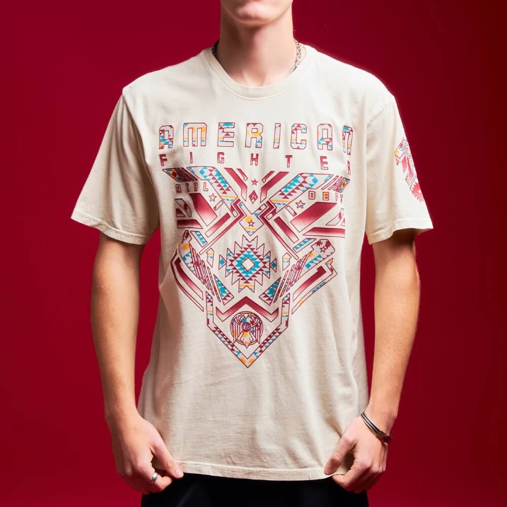 American Fighter Mens Mesa T-Shirt Summer Sand - FM16642