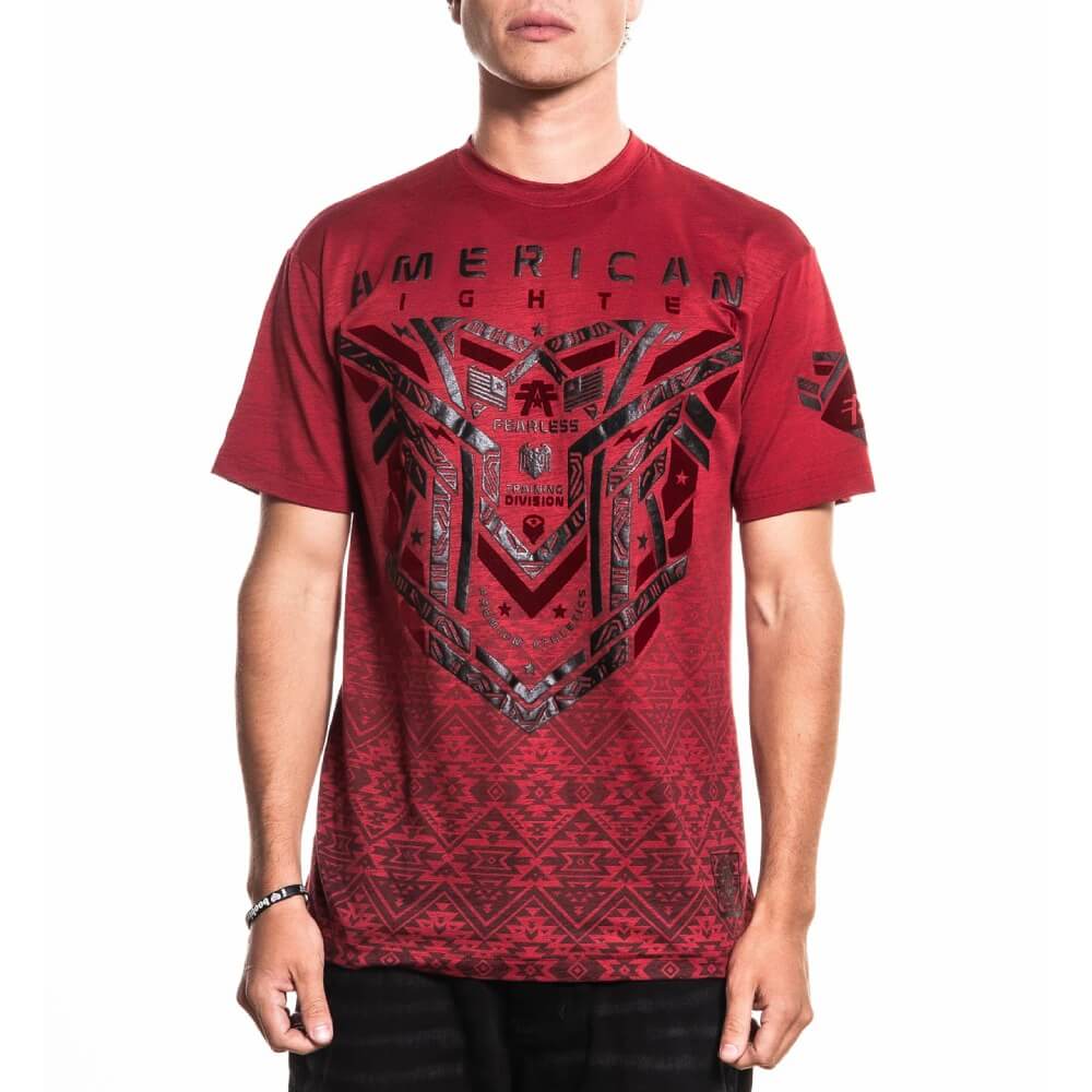 American Fighter Mens Rayne T-Shirt Scooter / Rhubarb - FM16423