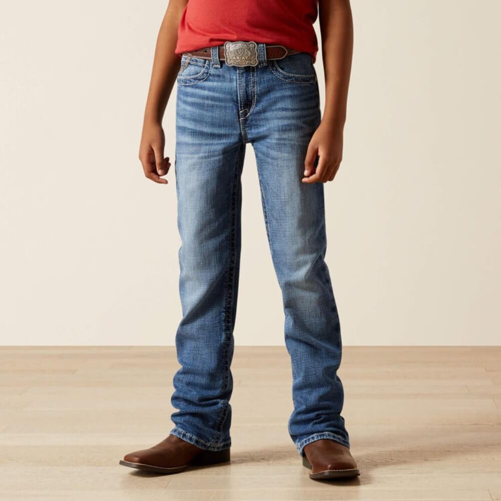 Ariat Boys B4 Relaxed August Boot Cut Jeans