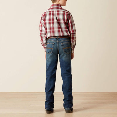 Ariat Boys B4 Relaxed Baron Boot Cut Jeans