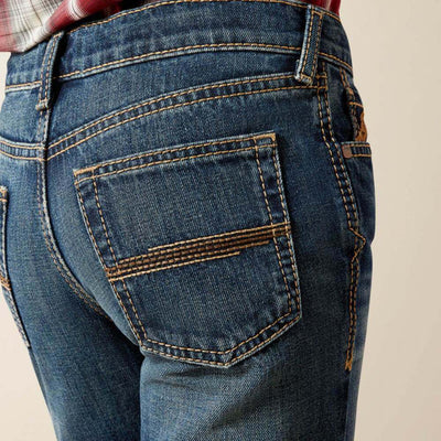 Ariat Boys B4 Relaxed Baron Boot Cut Jeans