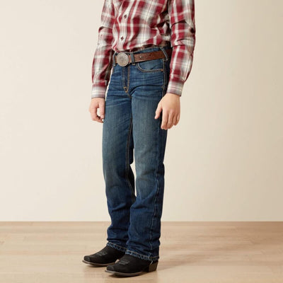 Ariat Boys B4 Relaxed Baron Boot Cut Jeans