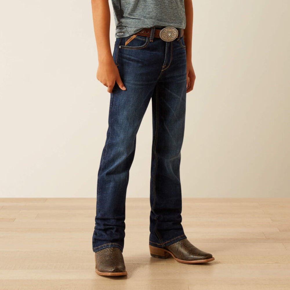 Ariat Boys B4 Relaxed Rolland Boot Cut Jeans