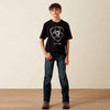 Ariat Boys Barn Shield T-Shirt Black - 10073454