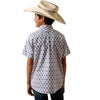 Ariat Boys Baxter Southwest Print Shirt White - 10073675