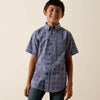 Ariat Boys Bill Shirt Evening Blue - 10073677