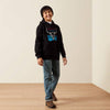 Ariat Boys Bison Bureau Hoodie Black - 10079495
