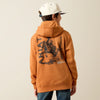 Ariat Boys Cowboy Tough Hoodie Orange - 10079566