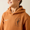 Ariat Boys Cowboy Tough Hoodie Orange - 10079566