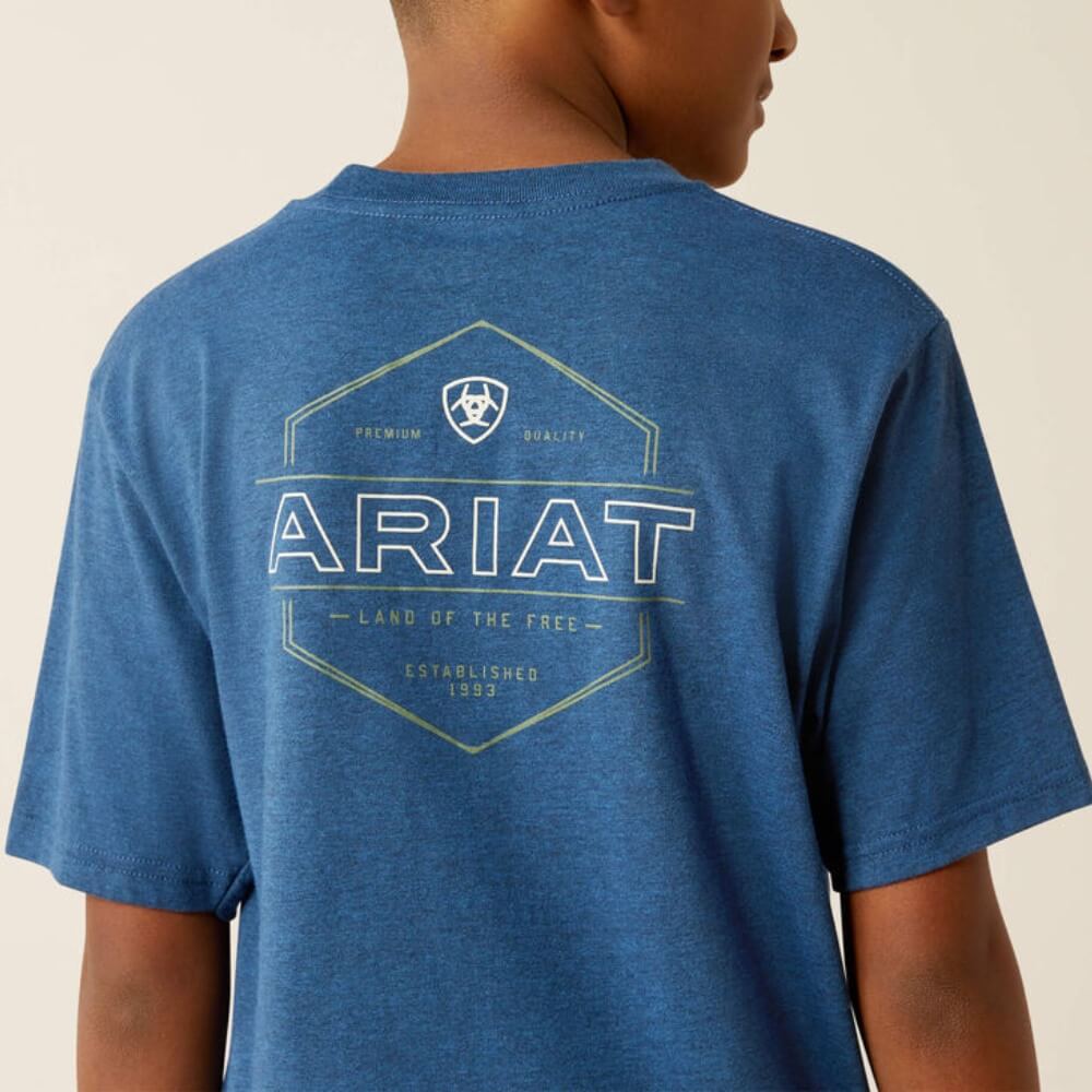 Ariat Boys Line Frame Hex T-Shirt