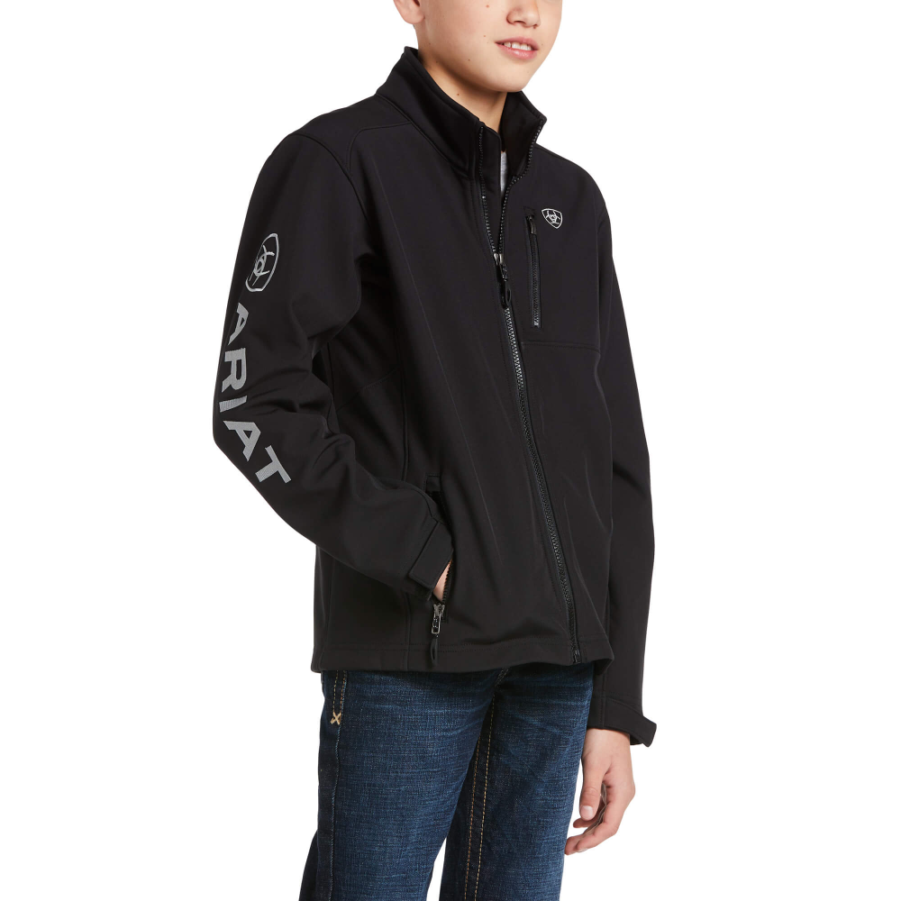 Ariat Boys Logo 2.0 Black Softshell Jacket - 10030212