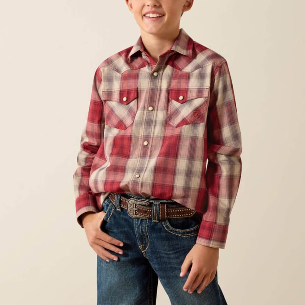 Ariat Boys Retro Hawthorn Snap Shirt