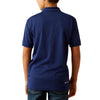 Ariat Boys Short Sleeve Tek Polo Shirt