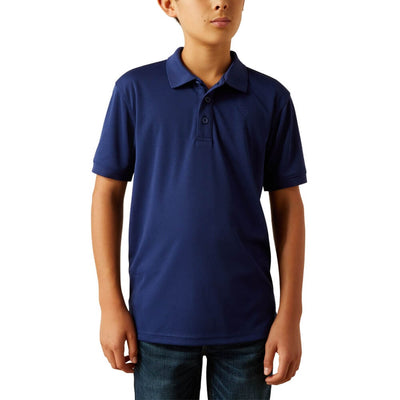 Ariat Boys Short Sleeve Tek Polo Shirt
