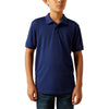 Ariat Boys Short Sleeve Tek Polo Shirt