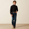 Ariat Boys Solid Black Twilll Classic Fit Shirt - 10030161