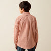 Ariat Boys Team Dixon Classic Fit Shirt Ketchup Geo Print/Fudge - 10079373