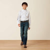 Ariat Boys Team Emory Classic Fit Shirt White - 10079414